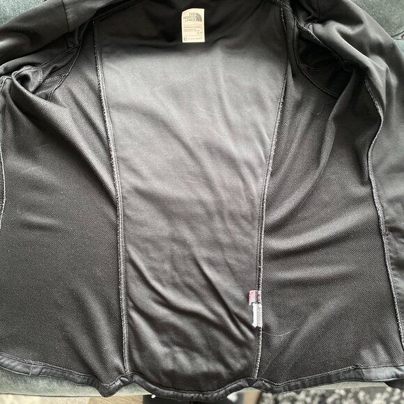 North Face Full Zip Mock Neck Running Jacket, Black, Women's Size M - Picture 4 of 7